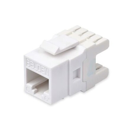 Belden 1-PORT MOD JACK 8W8P UTP, T568A/B CAT6 IP5 KEYCONNECT, TIA606 BLUE AX101326